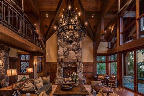 Dekoration eines Mountain Lodge Style Home